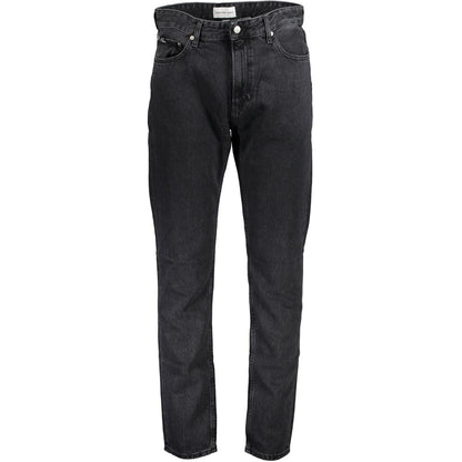 Black Cotton Jeans Denim