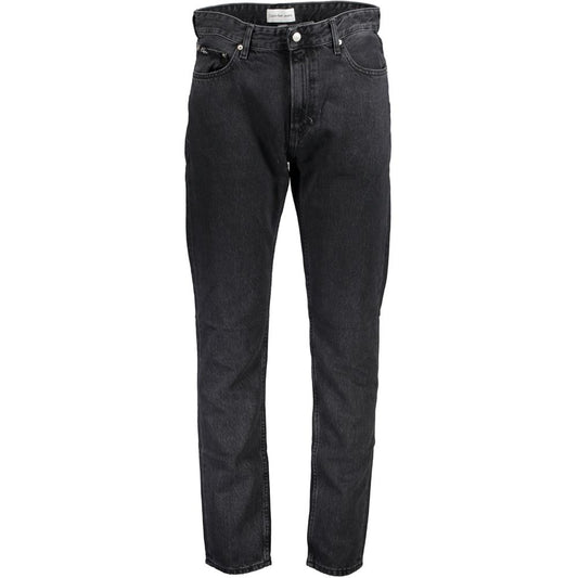 Black Cotton Jeans Denim