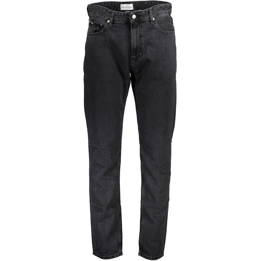 Black Cotton Jeans Denim