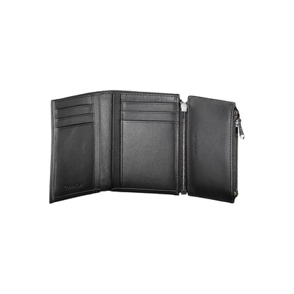 Black Leather Men Wallet