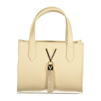 Beige Polyethylene Women Handbag