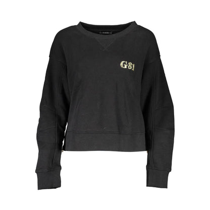 Black Cotton Sweatshirt