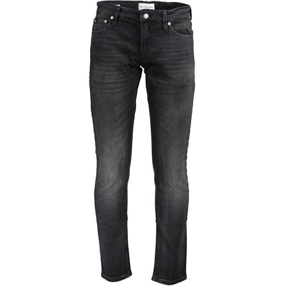 Black Cotton Jeans Denim