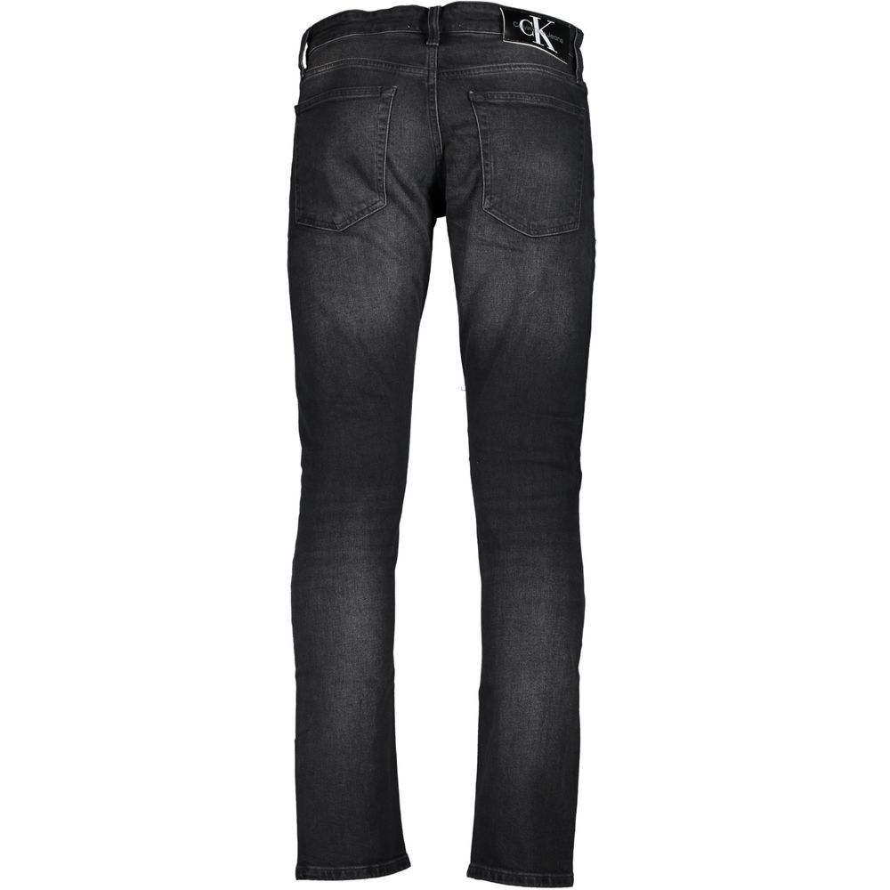 Black Cotton Jeans Denim