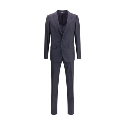 Black Fleece Wool Two-Piece Suit