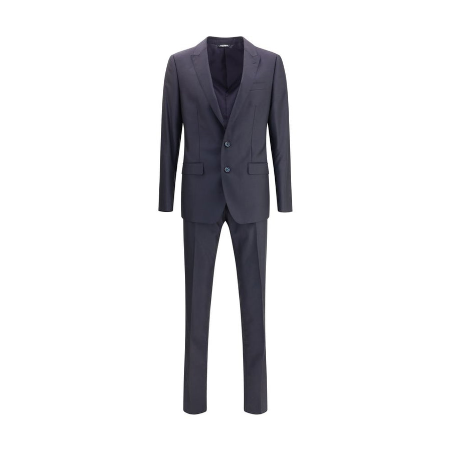 Black Fleece Wool Two-Piece Suit