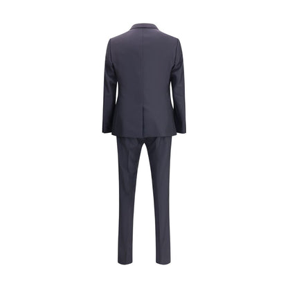 Black Fleece Wool Two-Piece Suit