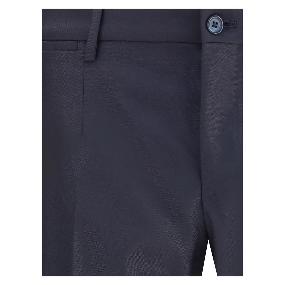 Black Fleece Wool Two-Piece Suit