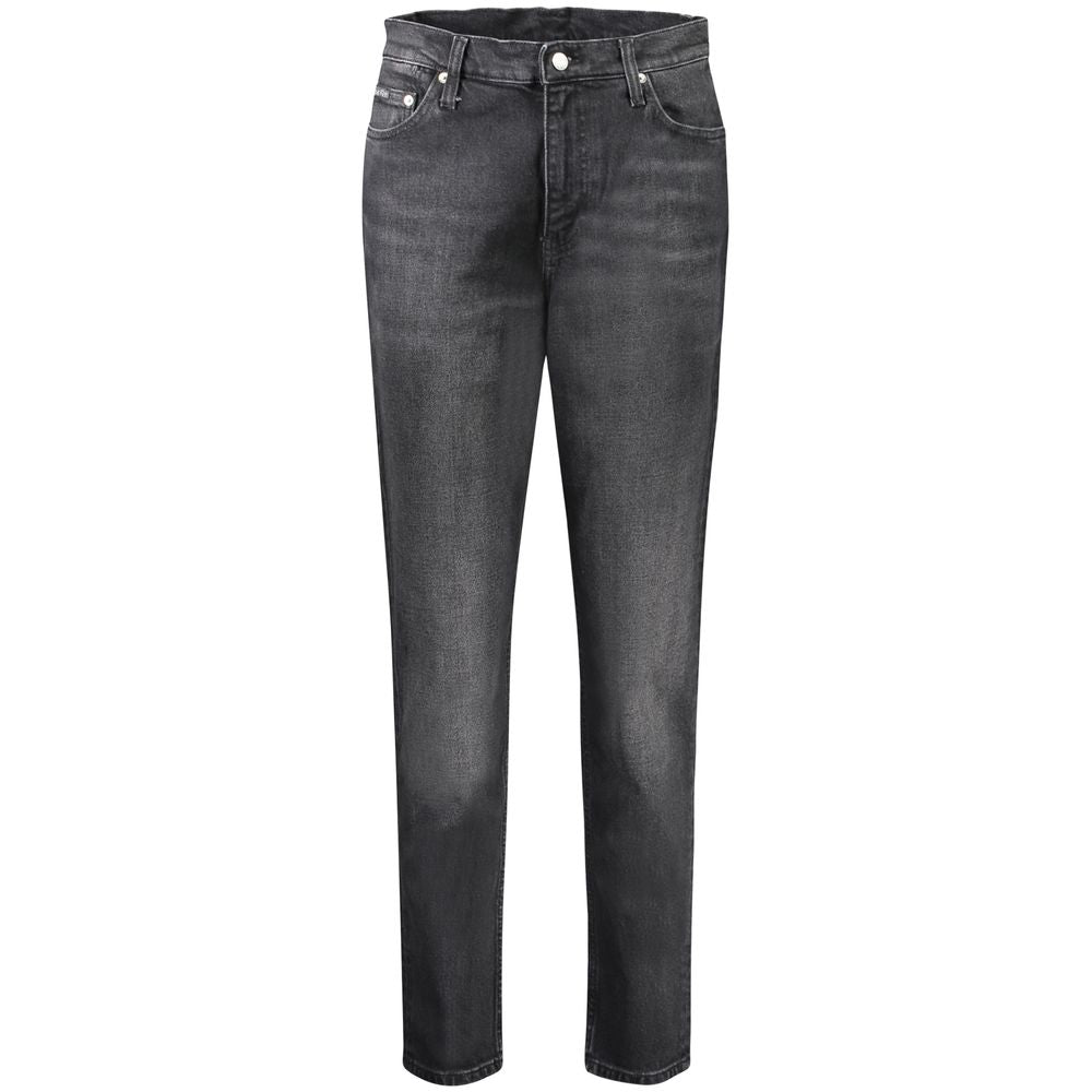 Black Cotton Jeans Denim