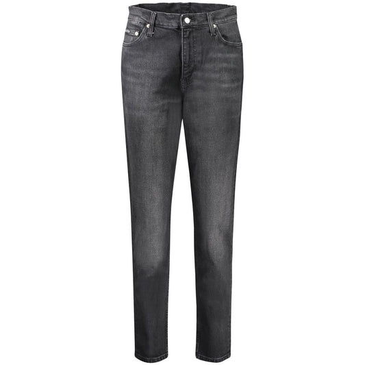 Black Cotton Jeans Denim