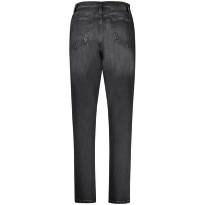 Black Cotton Jeans Denim