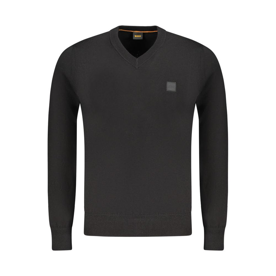 Black Cotton Sweater