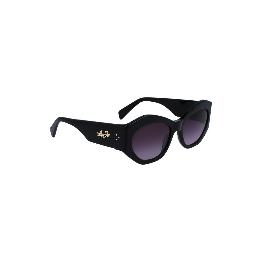 Black Acetate Women Sunglass