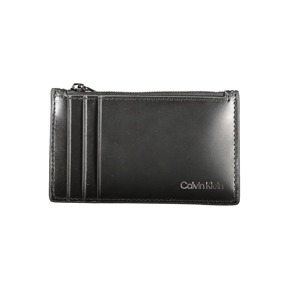 Black Leather Men Wallet