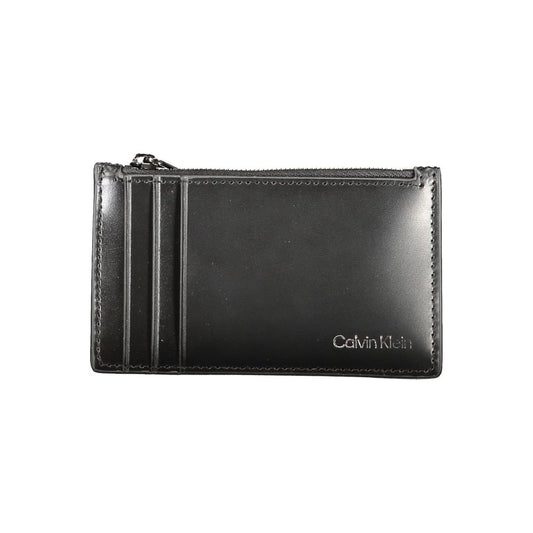 Black Leather Men Wallet