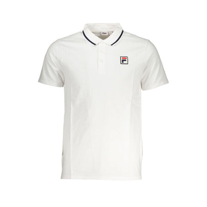 White Cotton Men's Polo Shirt