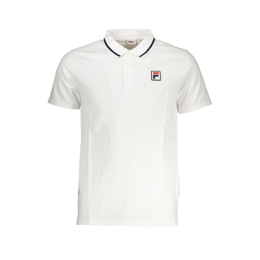 White Cotton Men's Polo Shirt