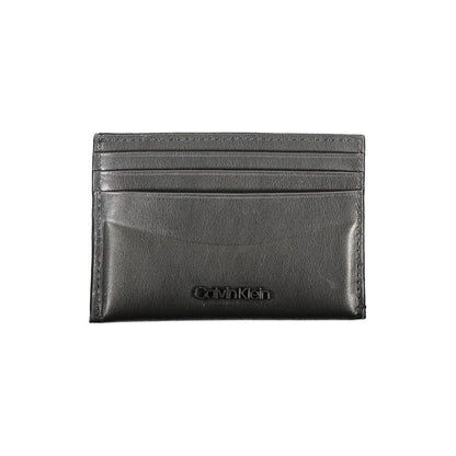 Black Leather Men Wallet
