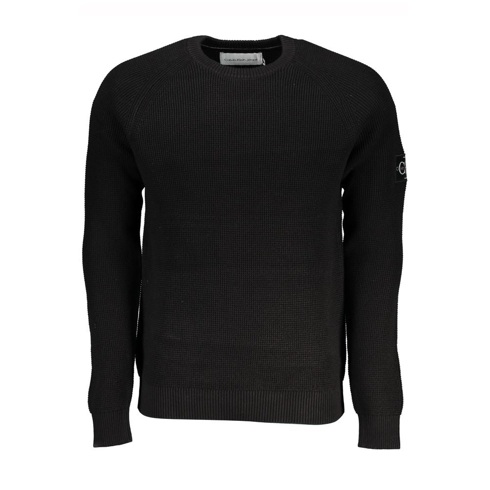 Black Cotton Sweater