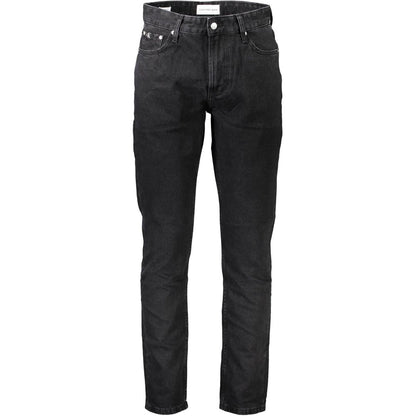 Black Cotton Jeans Denim