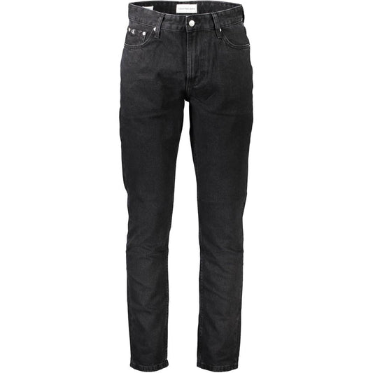 Black Cotton Jeans Denim