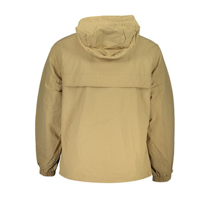 Beige Polyamide Men Jacket