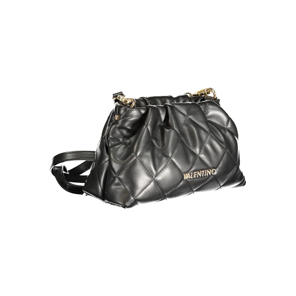Black Polyethylene Women Handbag