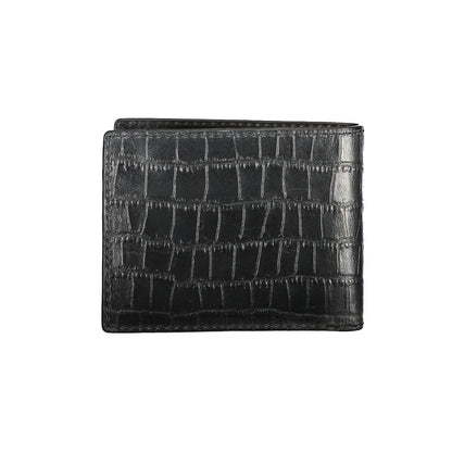 Black Leather Men Wallet