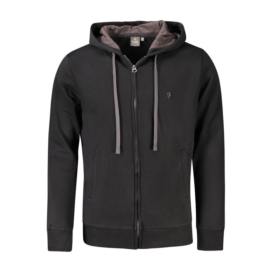 Black Cotton Sweatshirt