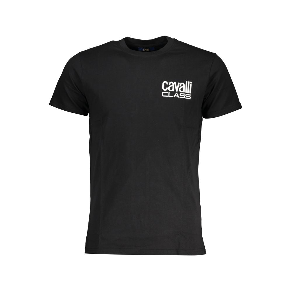 Black Cotton Men's T-Shirt