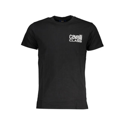 Black Cotton Men's T-Shirt