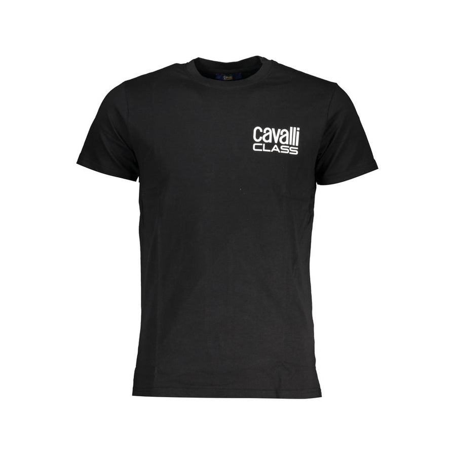 Black Cotton Men's T-Shirt