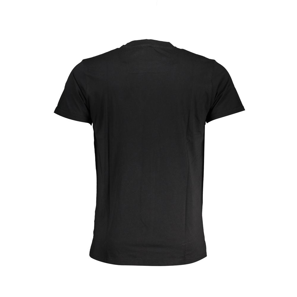 Black Cotton Men's T-Shirt
