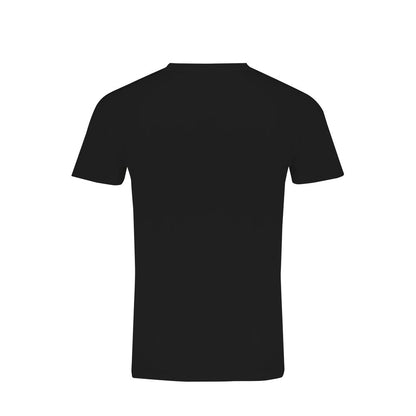 Black Cotton Men's T-Shirt