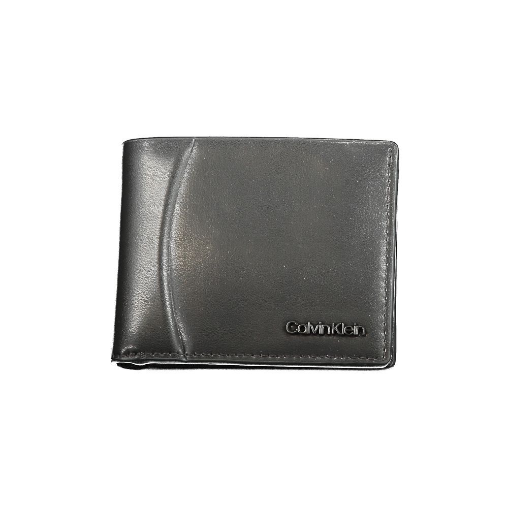 Black Leather Men Wallet