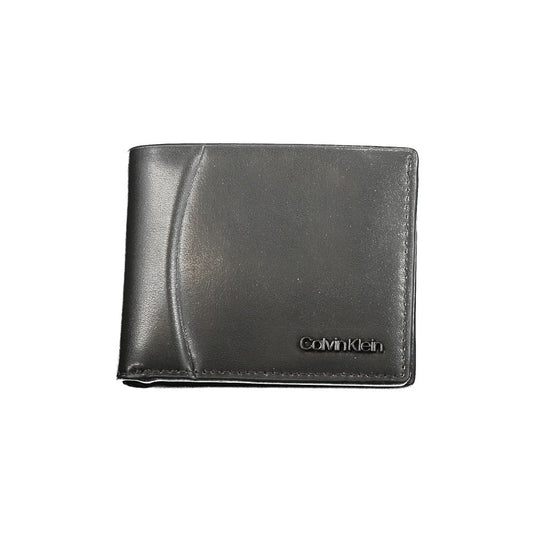 Black Leather Men Wallet