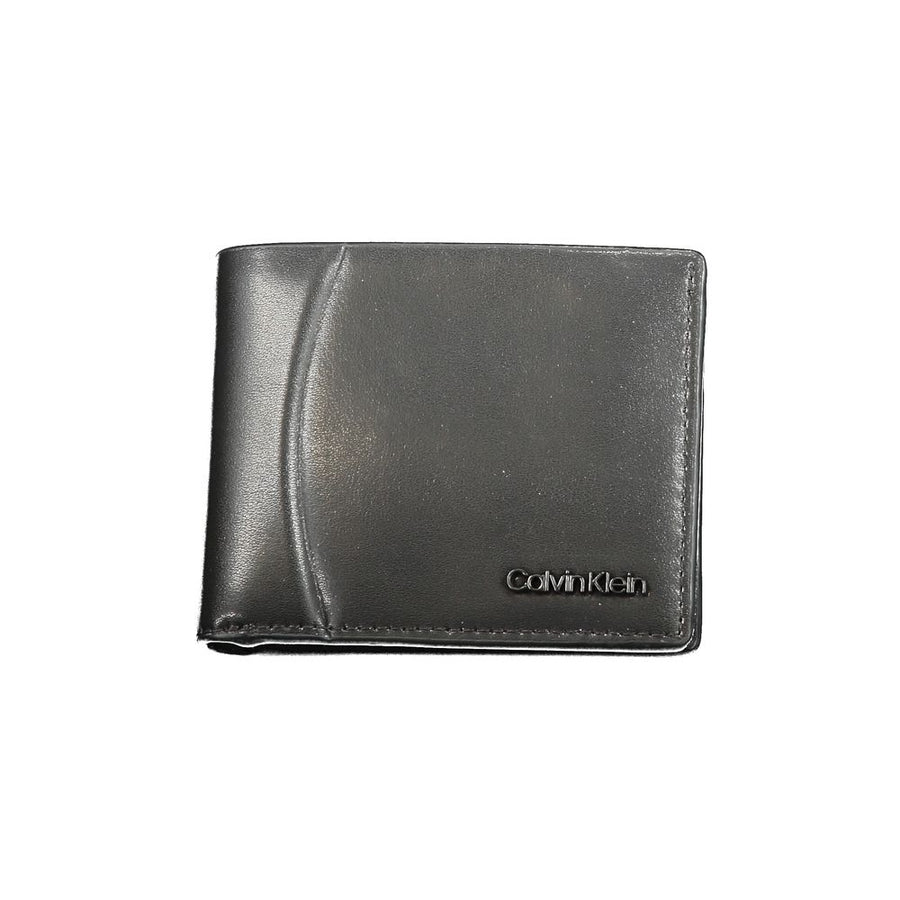 Black Leather Men Wallet