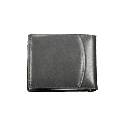 Black Leather Men Wallet
