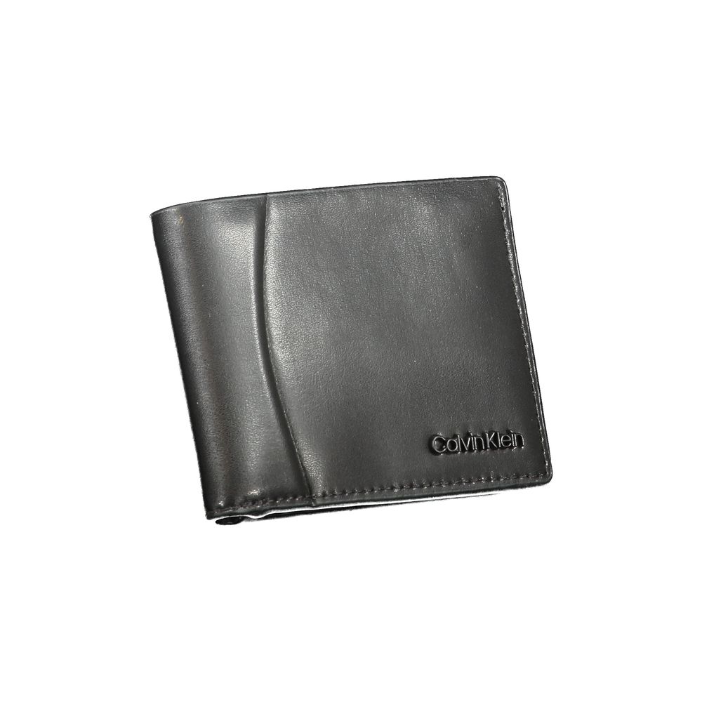 Black Leather Men Wallet