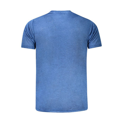 "Blu Polyester Men T-Shirt"