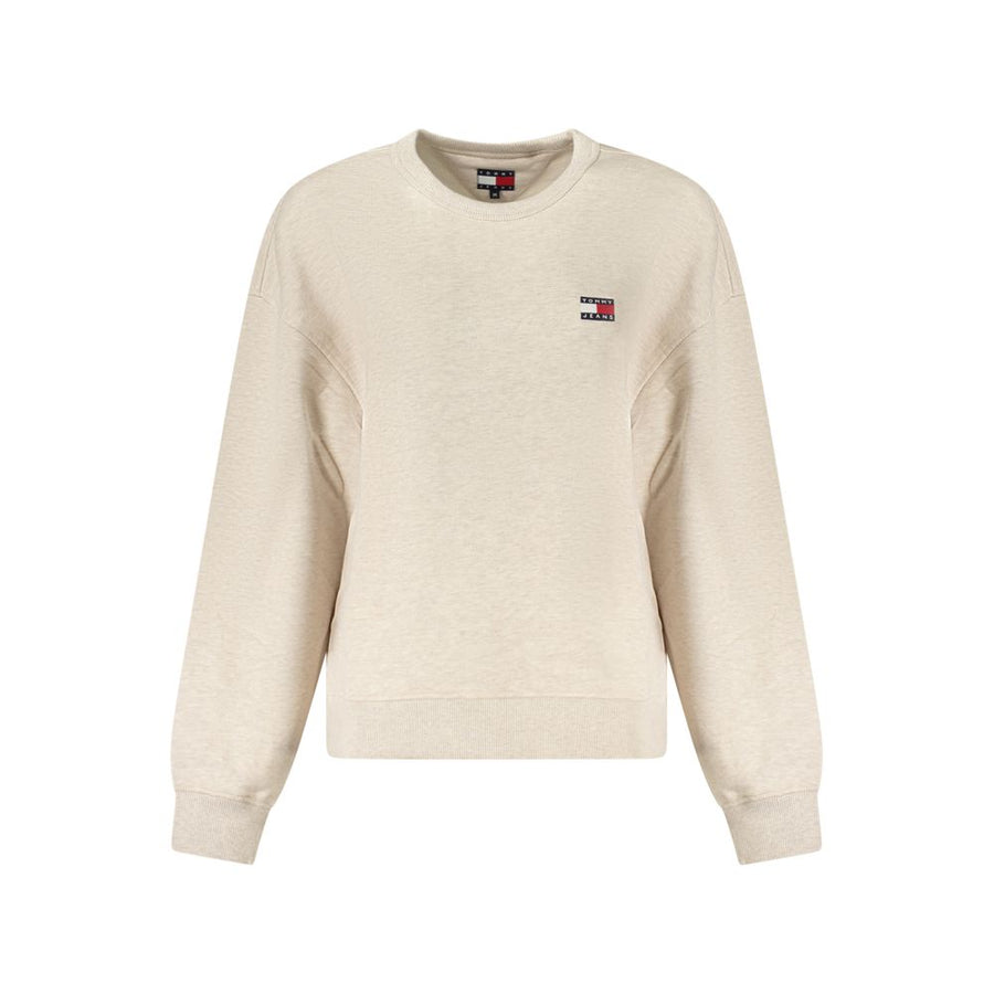 Beige Cotton Women Sweater