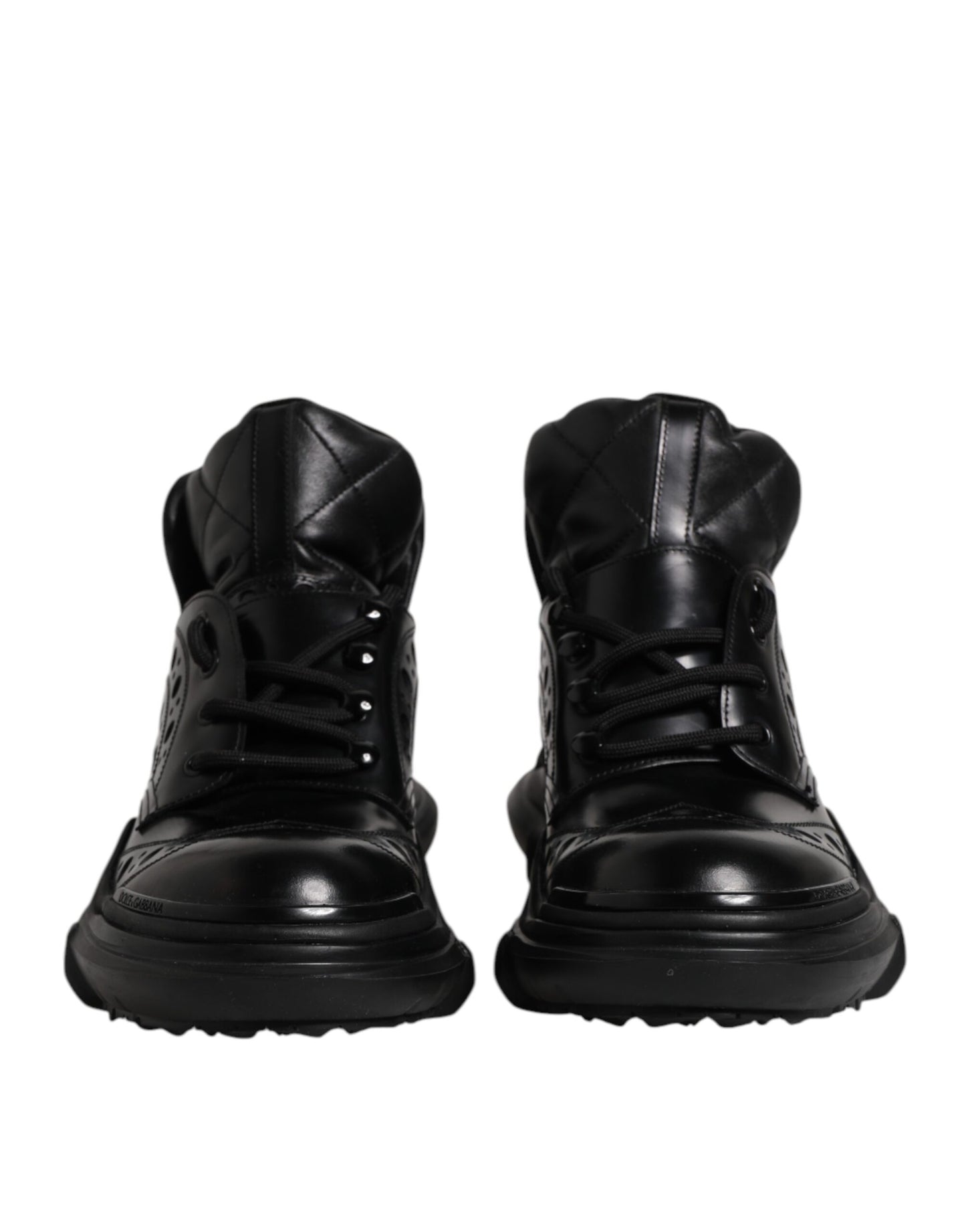 Black Leather Casual Mens Ankle Boots Shoes