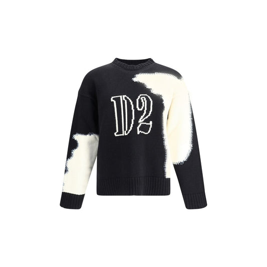 Black Wool Sweatshirt