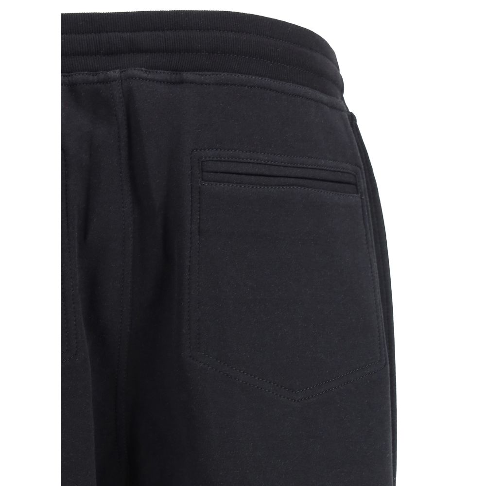 Black Cotton Joggers (Workout Pants)