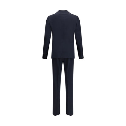 Black Fleece Wool Two-Piece Suit