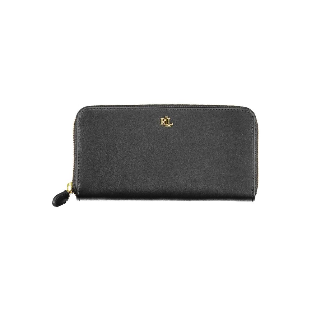 Black Leather Women Wallet