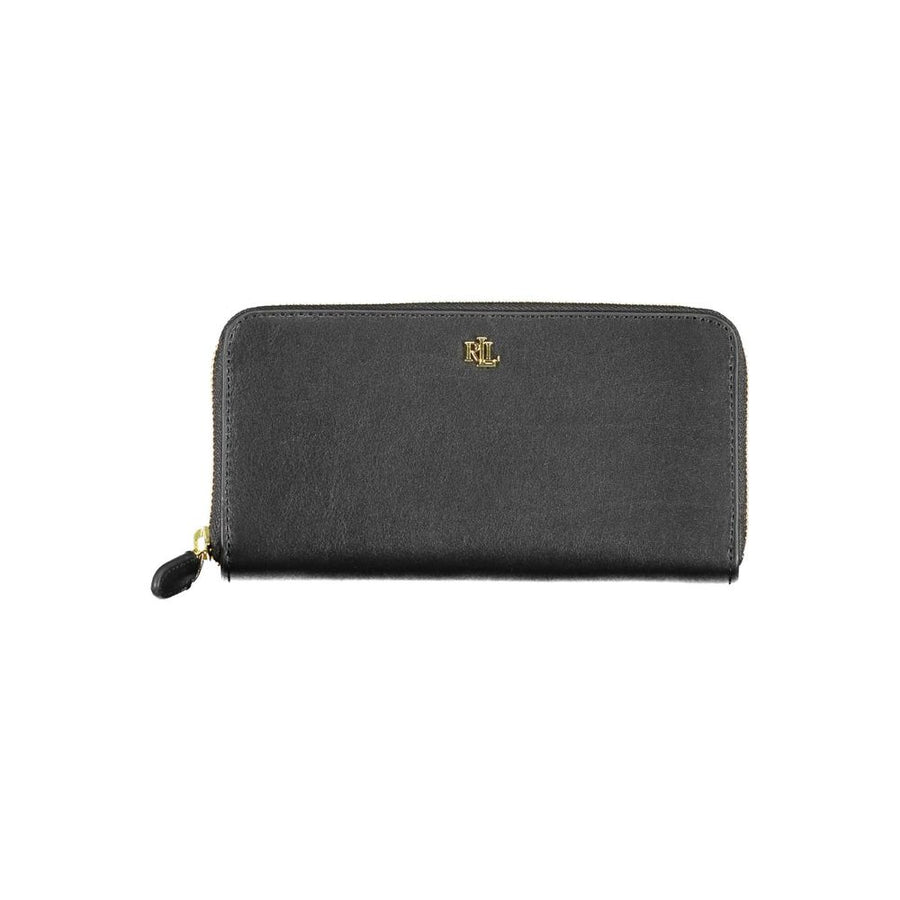 Black Leather Women Wallet