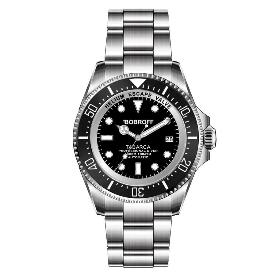 Gray Stainless Steel Dress Watch