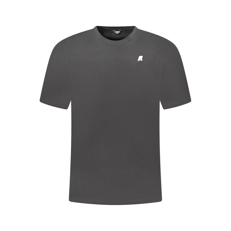 Black Cotton Men T-Shirt