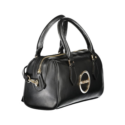 "Nero Poliuretano Woman Handbag"